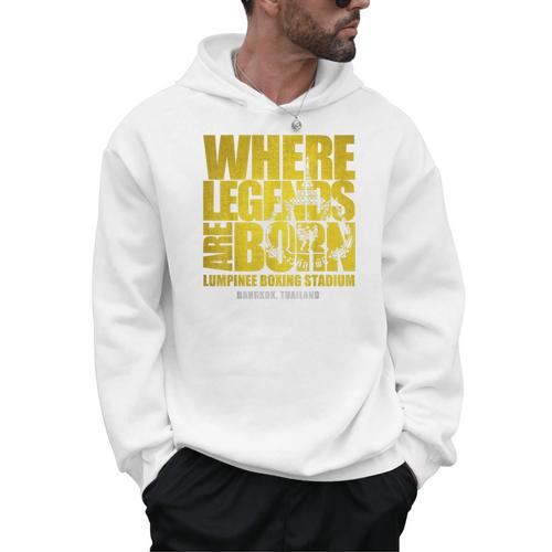 Muay Thai Lumpinee Boxing Stadium Where Legend Born Men Hoodie - Nak Muay Co.