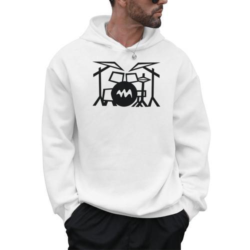 Retro Drum Kit Men Hoodie - Downbeat Supply