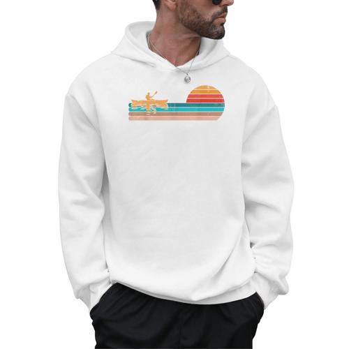 Retro Vintage For Canoeists And Paddle Men Hoodie - Paddle Life