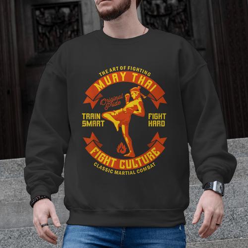The Art Of Fighting Culture Muay Thai Men Graphic Sweatshirt - Nak Muay Co.