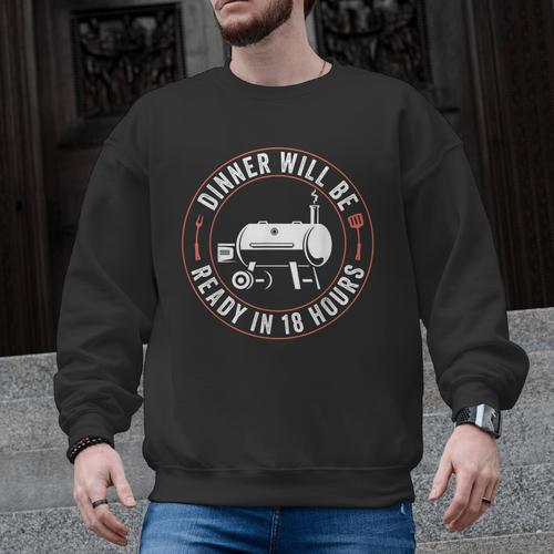 BBQ Dad Smoking Meat Smoker Barbecue Dad Apparel Men Graphic Sweatshirt - BBQ Dad Merch