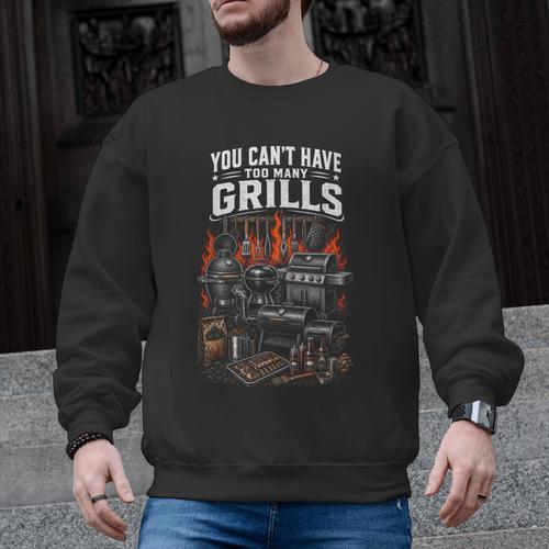 BBQ Dad Smoking Meat Smoker Barbecue Smoker Men Graphic Sweatshirt - BBQ Dad Merch