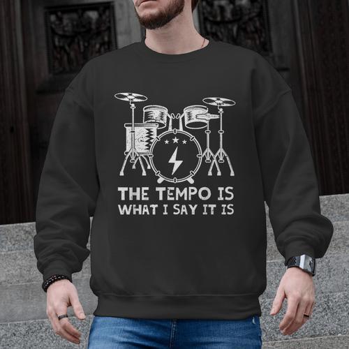 Best Drum For Men Women Drummer Drum Kit Drumming Men Graphic Sweatshirt - Downbeat Supply