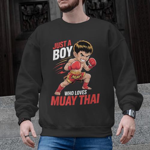 Boys Muay Thai Men Graphic Sweatshirt - Nak Muay Co.