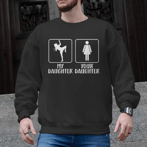 My Daughter Muay Thai Mom Muay Thai Mother Muay Thai Mama Men Graphic Sweatshirt - Nak Muay Co.