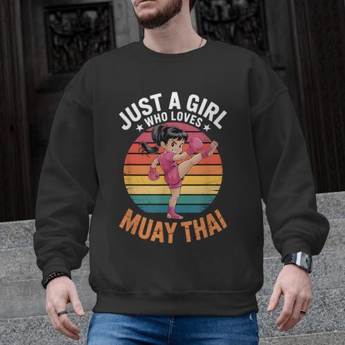 Girls Muay Thai Men Graphic Sweatshirt - Nak Muay Co.