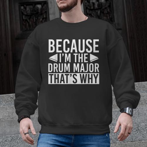 Major Musician Drum Kit Men Graphic Sweatshirt - Downbeat Supply
