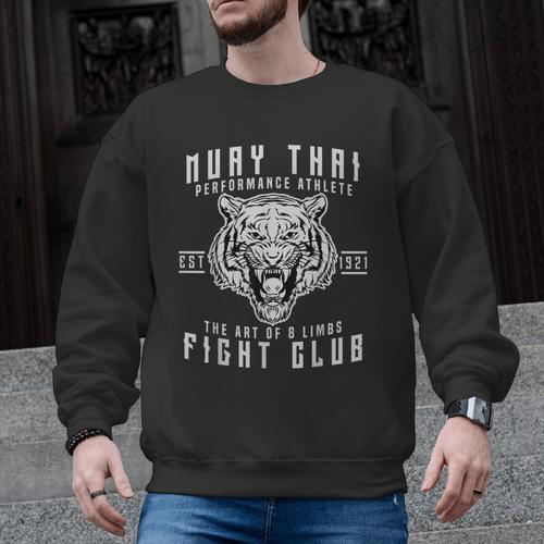Muay Thai Thai Boxing Kickboxing Men Graphic Sweatshirt - Nak Muay Co.