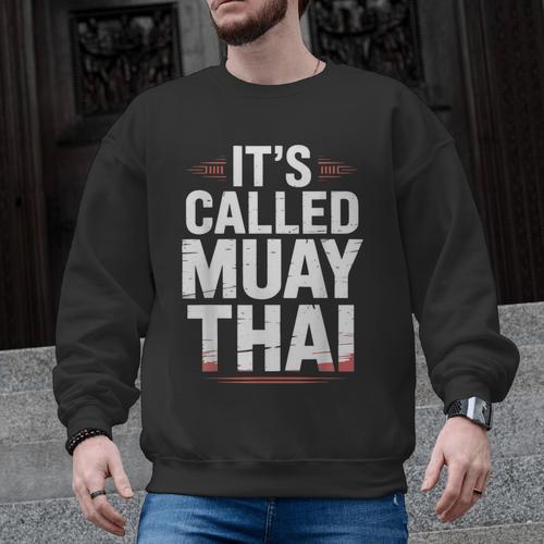Muay Thai Condition Humor Lifestyle Identity Training Men Graphic Sweatshirt - Nak Muay Co.