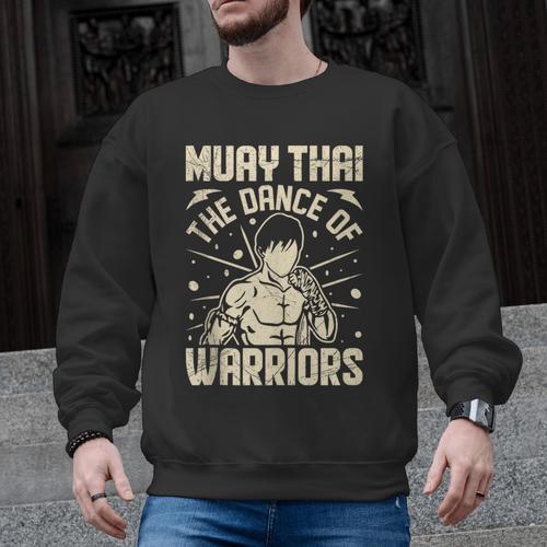 Muay Thai The Dance Of Warriors Muay Thai Men Graphic Sweatshirt - Nak Muay Co.