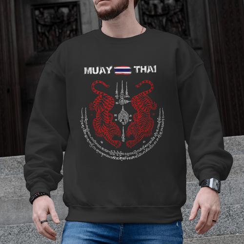 Muay Thai Kickboxing Thailand T-Shirt Men Graphic Sweatshirt - Nak Muay Co.
