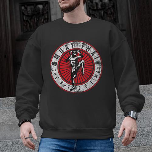 Muay Thai Men Graphic Sweatshirt - Nak Muay Co.