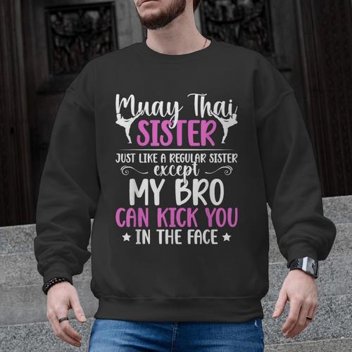 Muay Thai Sister Definition Muay Thai Sis Men Graphic Sweatshirt - Nak Muay Co.