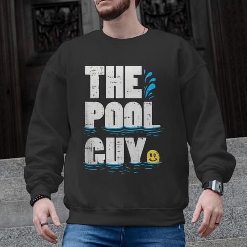Summer Pool Guy Swimming Pool Boy Men Graphic Sweatshirt - SwimGear Co