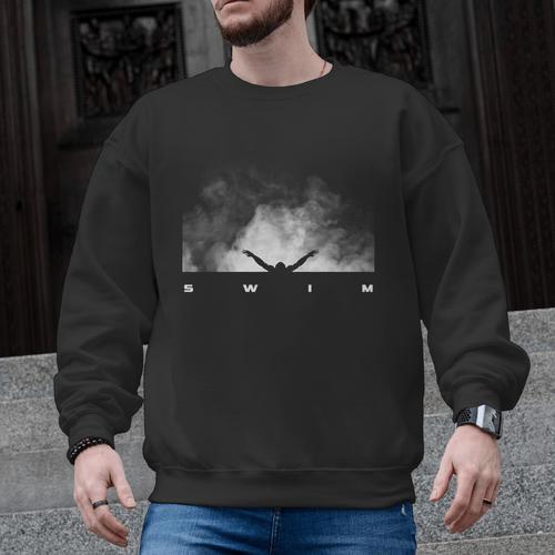Swim Swimmer Swimming Men Graphic Sweatshirt - SwimGear Co