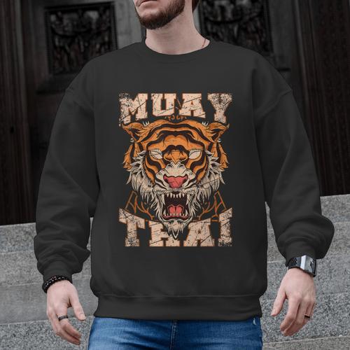 Tiger Asia Ninja Muay Thai Men Graphic Sweatshirt - Nak Muay Co.