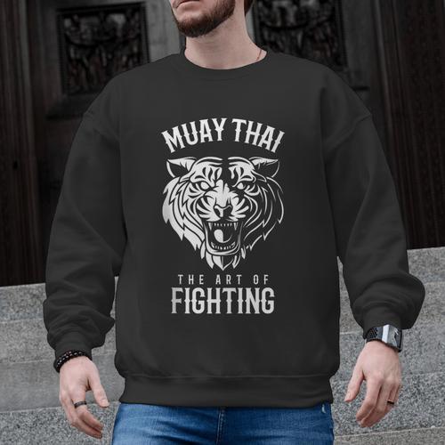Tiger Muay Thai And Kickboxing Men Graphic Sweatshirt - Nak Muay Co.
