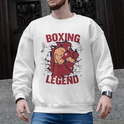 Boxing Legend Professional Boxer Muay Thai Boxing Men Graphic Sweatshirt - Nak Muay Co.