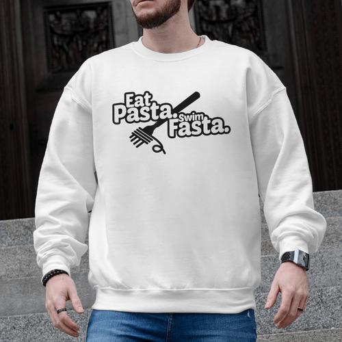 Eat Pasta Swim Fasta Swimmer Tshirt Swimming Men Graphic Sweatshirt - SwimGear Co