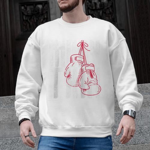 Fighter Gloves Muay Thai Raglan Baseball Tee Men Graphic Sweatshirt - Nak Muay Co.
