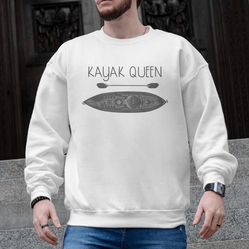 Kayak Queen Fun Kayak And Canoe Paddler Men Graphic Sweatshirt - Paddle Life