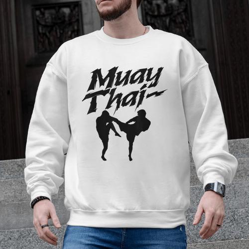 Muay Thai Boxing Martial Arts Fighter Men Graphic Sweatshirt - Nak Muay Co.