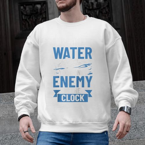Swimming Enthusiast Swimming Expert Swimming Lover Swimmer Raglan Baseball Tee Men Graphic Sweatshirt - SwimGear Co