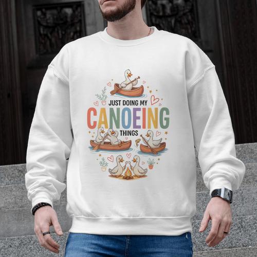 Women's Canoeing Canoe Paddle Water Flatwater Recreational Men Graphic Sweatshirt - Paddle Life