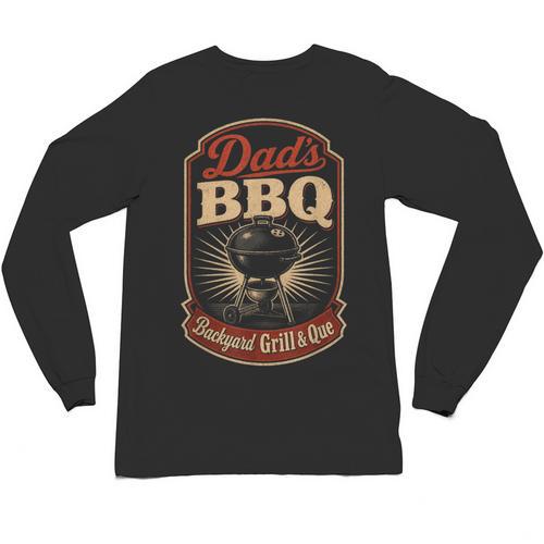 BBQ Dad's Backyard Grill & Que Unisex Long Sleeve T-Shirt - BBQ Dad Merch