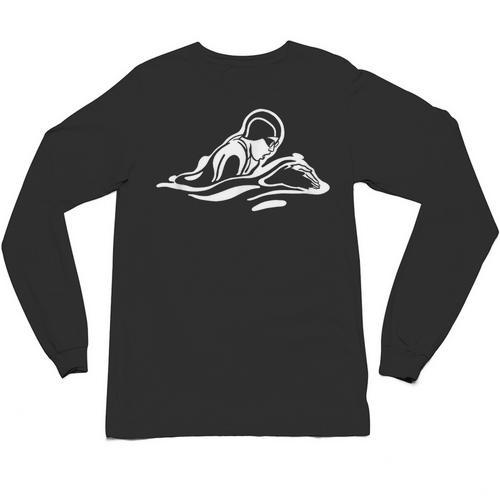 Breaststroke Swimming Stylized Design For Swimmers Unisex Long Sleeve T-Shirt - SwimGear Co