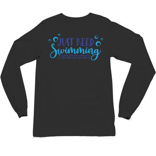 Just Keep Swimming I Love Swimming Unisex Long Sleeve T-Shirt - SwimGear Co