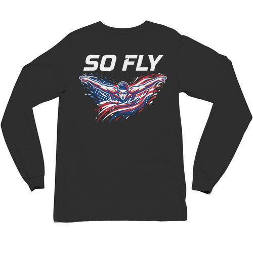 Swim Art For Men Women Kids Swimmer Swim Team Swimming Unisex Long Sleeve T-Shirt - SwimGear Co