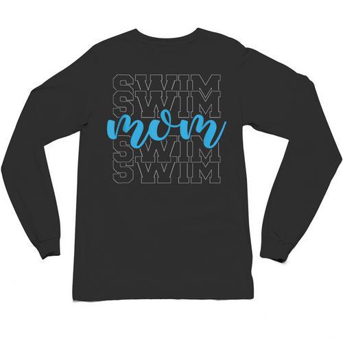 Swim Mom For Mothers Swimming Unisex Long Sleeve T-Shirt - SwimGear Co