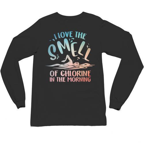 Swimmer Art For Men Women Swim Team Coach Swimming Unisex Long Sleeve T-Shirt - SwimGear Co