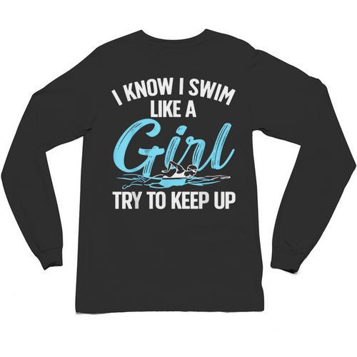 Swimming For Men Women Kids Swimmer Swim Lovers Unisex Long Sleeve T-Shirt - SwimGear Co
