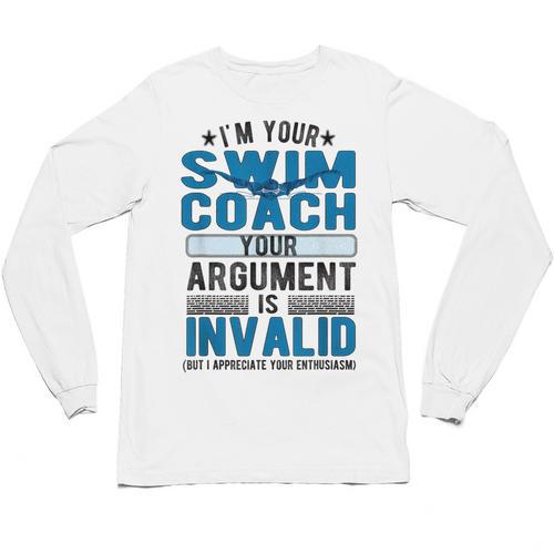 Swim Coach Swimming Coach Unisex Long Sleeve T-Shirt - SwimGear Co