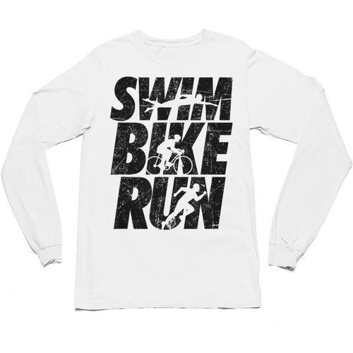 Swimming Cycling Running Triathlon Running Swimming Unisex Long Sleeve T-Shirt - SwimGear Co