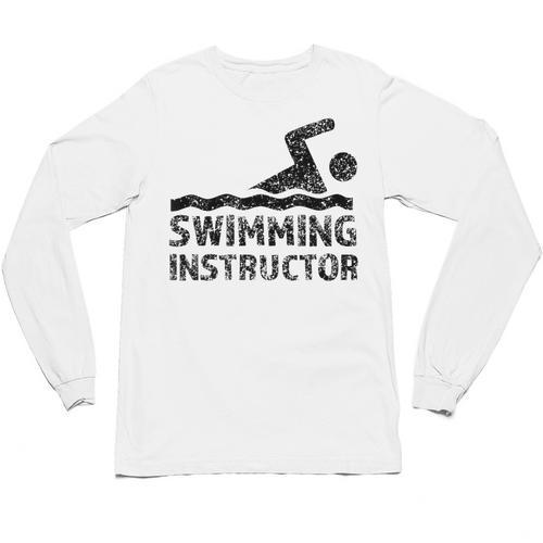 Swimming Instructor Lesson Swim Coach Unisex Long Sleeve T-Shirt - SwimGear Co