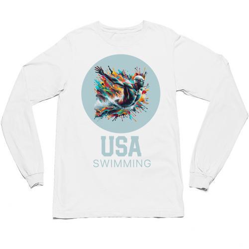 SWIMMING SPORT COMPETITIVE SWIM Unisex Long Sleeve T-Shirt - SwimGear Co