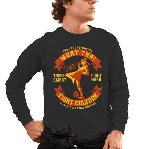 The Art Of Fighting Culture Muay Thai Men's Long Sleeve T-Shirt - Nak Muay Co.