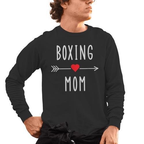 Boxing Mom Boxing MMA Muay Thai Mom Men's Long Sleeve T-Shirt - Nak Muay Co.