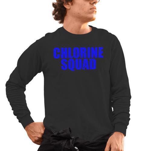Chlorine Crew Swimming Men's Long Sleeve T-Shirt - SwimGear Co