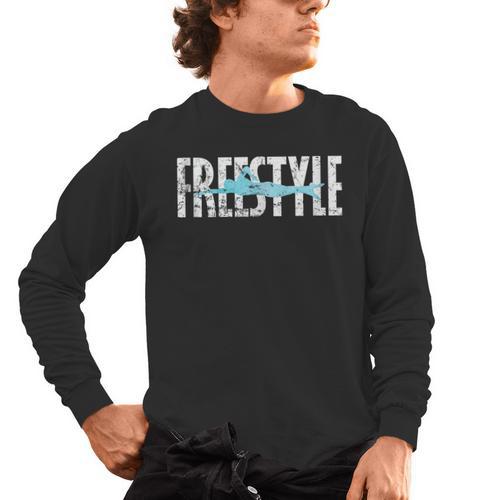 Freestyle Swimming Men's Long Sleeve T-Shirt - SwimGear Co