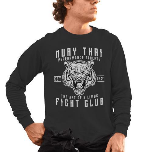 Muay Thai Thai Boxing Kickboxing Men's Long Sleeve T-Shirt - Nak Muay Co.
