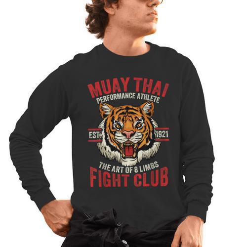 Muay Thai Thai Boxing Men's Long Sleeve T-Shirt - Nak Muay Co.
