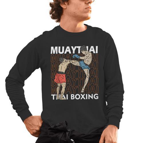 Muay Thai Boxing Men's Long Sleeve T-Shirt - Nak Muay Co.