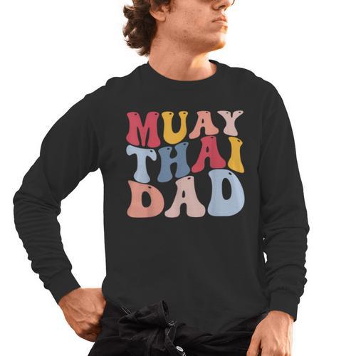 Muay Thai Dad Thai Boxing Dad Men's Long Sleeve T-Shirt - Nak Muay Co.