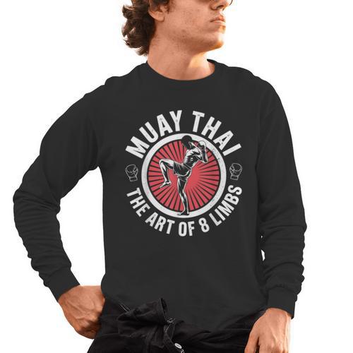 Muay Thai For Men Women Kids Mixed Martial Arts Men's Long Sleeve T-Shirt - Nak Muay Co.