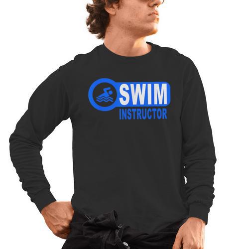 Swim Instructor Swimming Teacher Classes Men's Long Sleeve T-Shirt - SwimGear Co