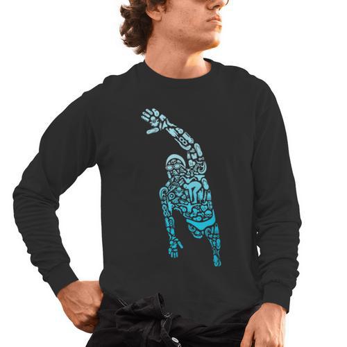 Swim Sport Athletes Swimmer Dad Boys Competitive Swimming Men's Long Sleeve T-Shirt - SwimGear Co